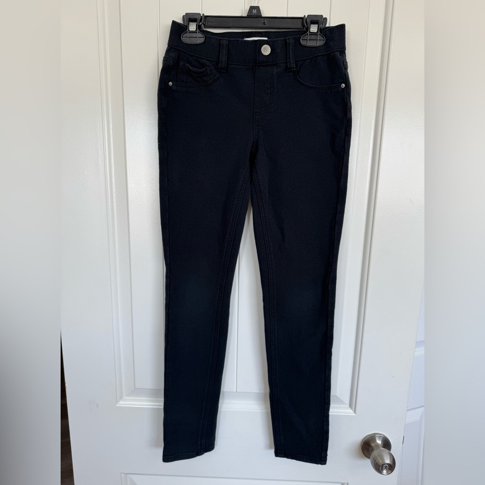 Crown & Ivy Girls Size 10 Black Skinny Jean Leggings